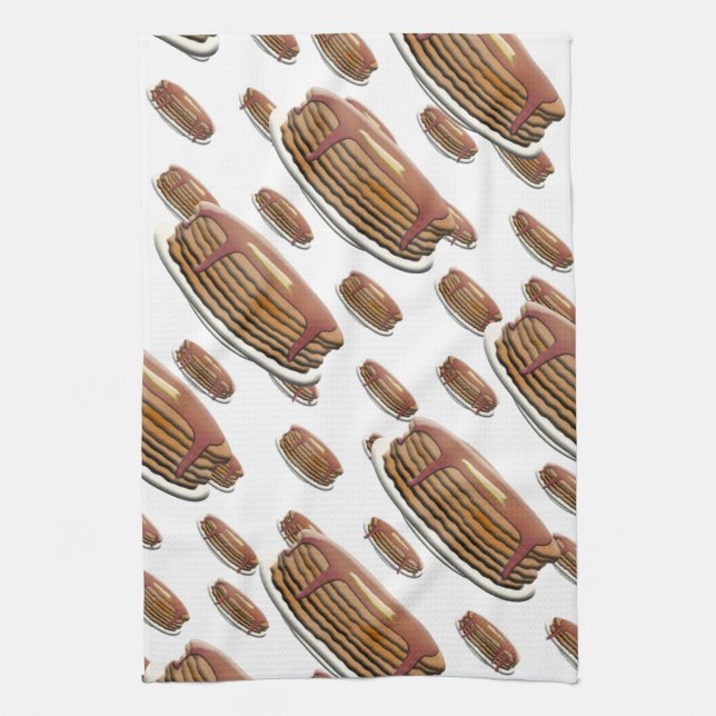 Happy Pancake Day - Pancake Stack Towel (Vertical)