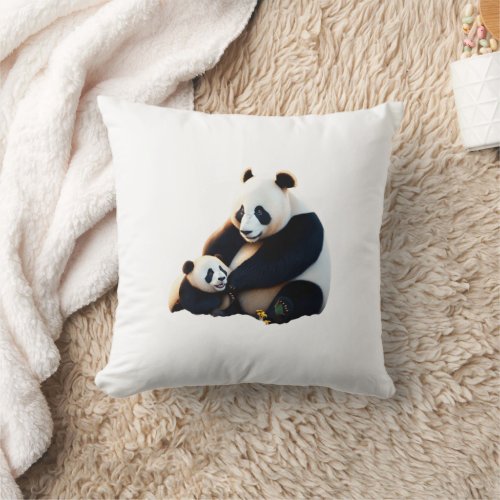 Happy Panda Cuddling Pillow