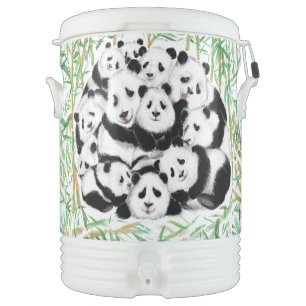 Happy Panda Family Beverage Cooler