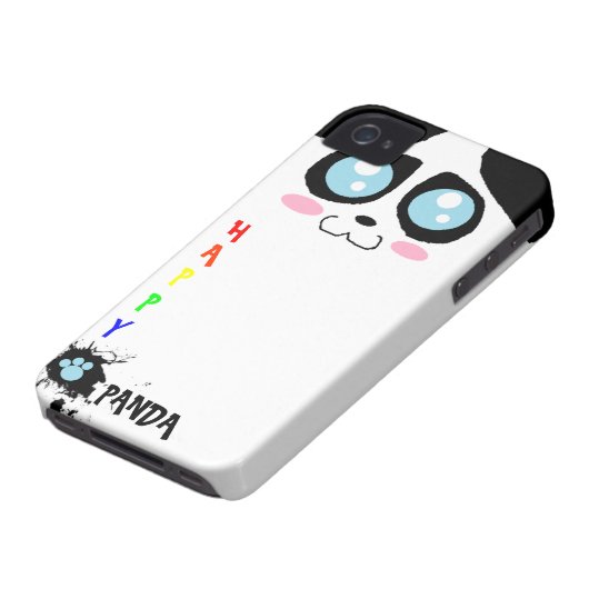 happy panda iphone 4 case (Bottom)