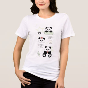 Happy Panda Life Tri-Blend Shirt