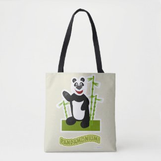 Happy  Panda-monium Panda Bear Cartoon