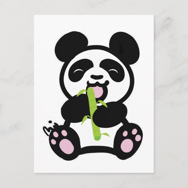 Happy Panda Postcard (Front)