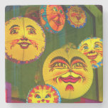 Happy Paper Fans Stone Coaster