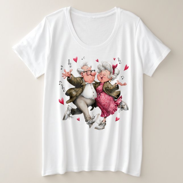 Happy pappy  plus size T-Shirt (Design Front)