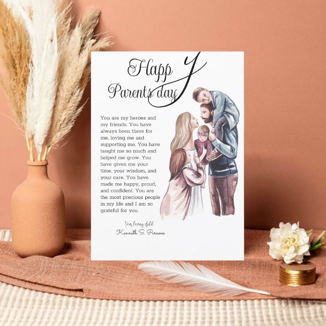 Happy Parents Day Holiday Card (Creator Uploaded)