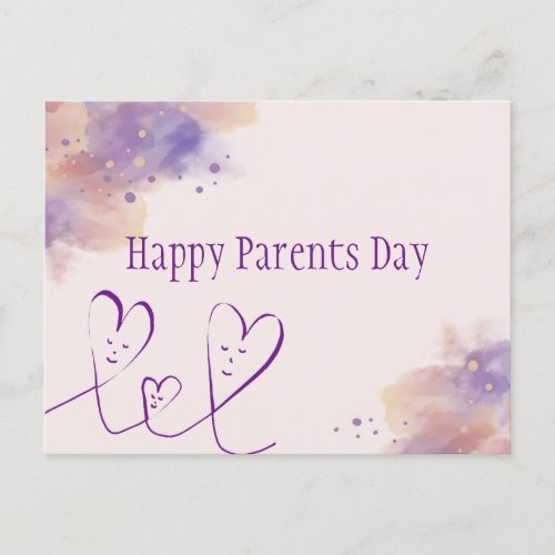 Happy Parents Day Postcard