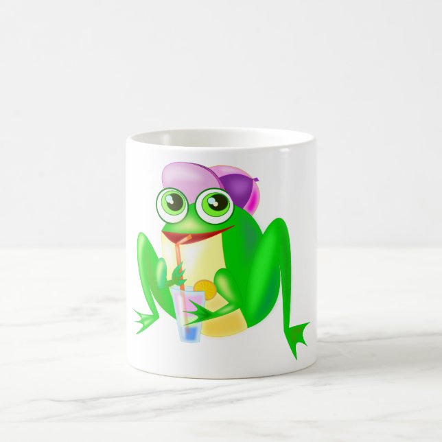 Happy Party Frog Mug - Fun - Painting (Center)