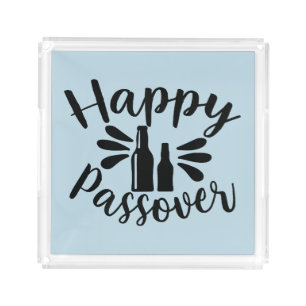 Happy Passover Acrylic Tray