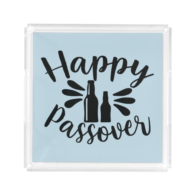 Happy Passover Acrylic Tray (Front)