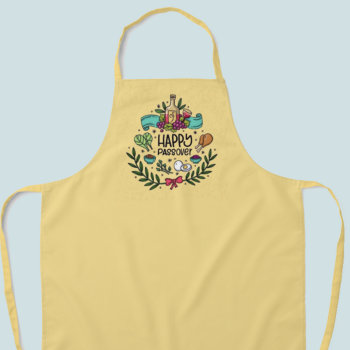 Happy Passover Apron by Cardgallery at Zazzle