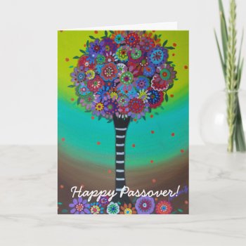 Happy Passover Card by prisarts at Zazzle