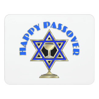 Happy Passover Door Sign
