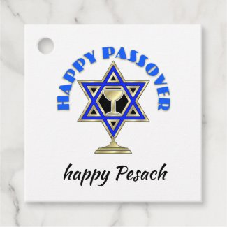 Passover Favor and Seder Party Tags