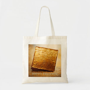 Happy Passover! Golden Matzah Tote Bag