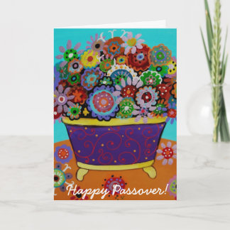 Happy Passover Holiday Card