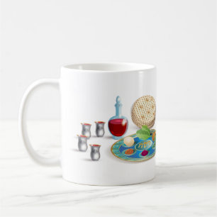 Happy Passover Holiday Pesach Seder Coffee Mug