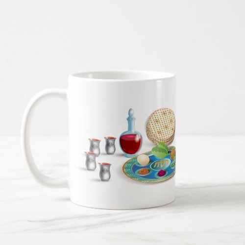 Happy Passover Holiday Pesach Seder Coffee Mug