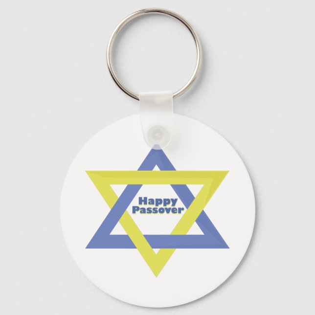 Happy Passover Keychain (Front)
