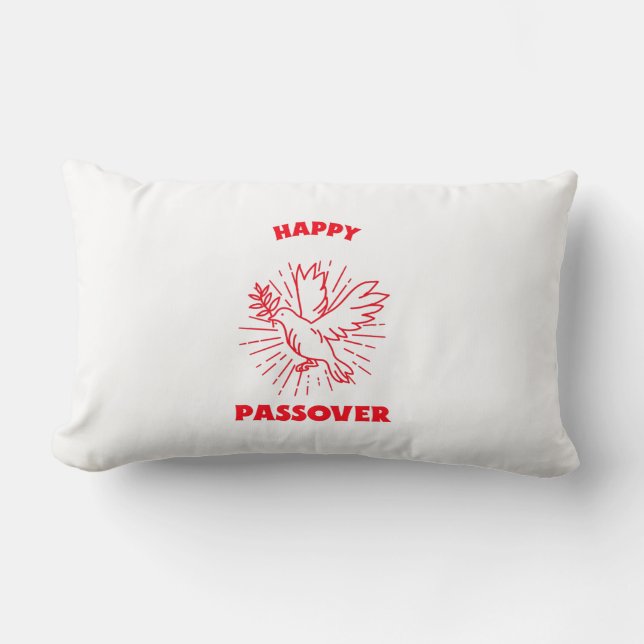 Happy passover lumbar pillow (Front)
