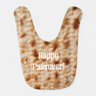 Happy Passover Matzah Baby Bib