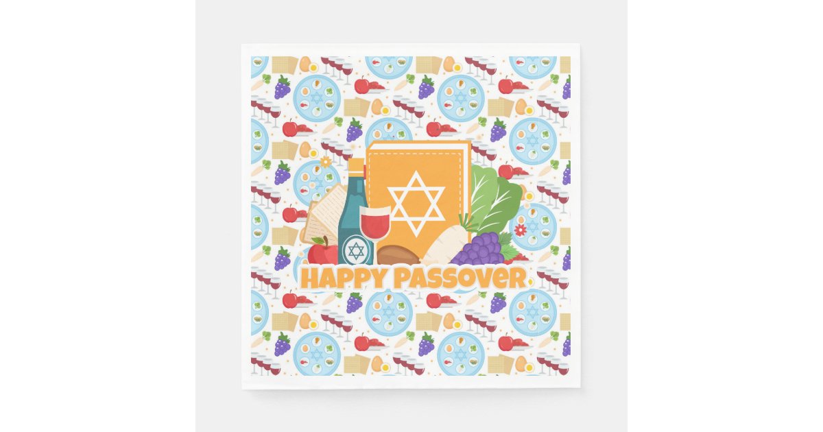 Happy Passover Napkins | Zazzle