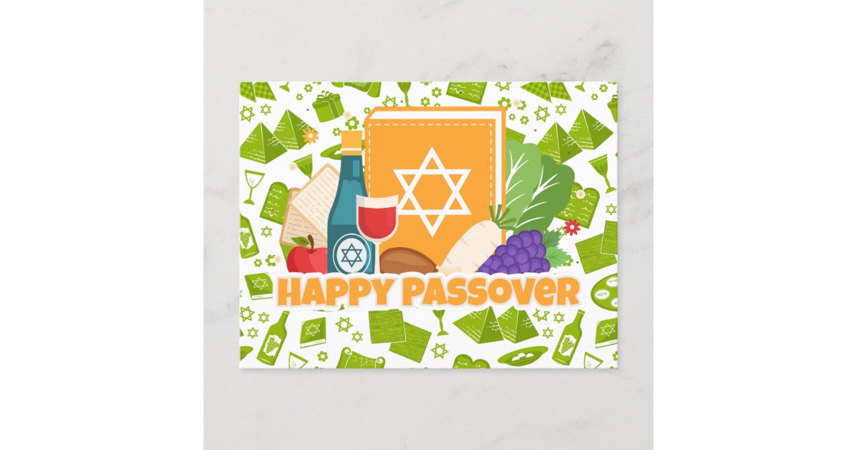 Happy Passover Postcard | Zazzle