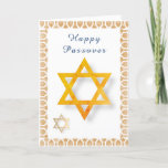 Happy Passover Star Of David  Holiday Card at Zazzle