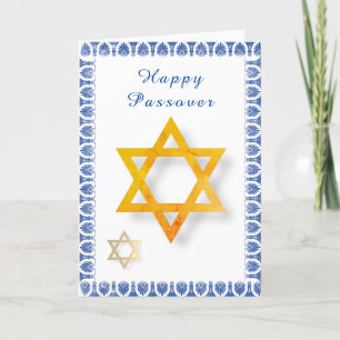 Happy Passover Star of David Holiday Card