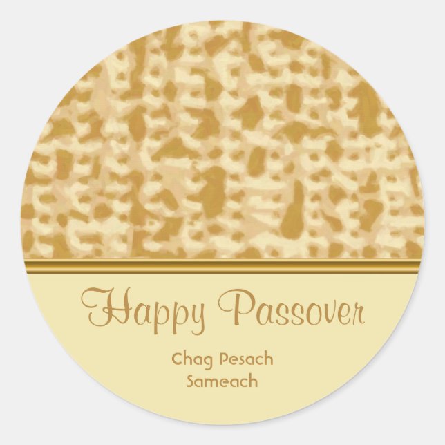 Happy Passover Sticker (Front)