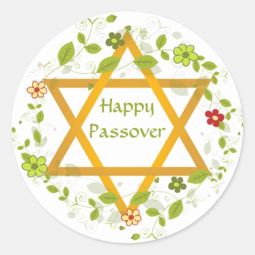 Happy Passover Sticker | Zazzle