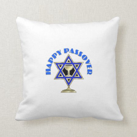 Happy Passover Throw Pillow