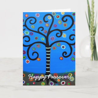 Happy Passover Tree of Life Card