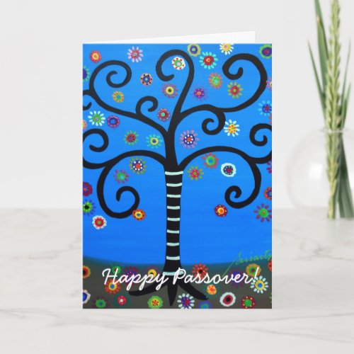 Happy Passover Tree of Life Card