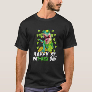 Happy Pat Trex St Patricks Day Dinosaur Trex Dino T-Shirt