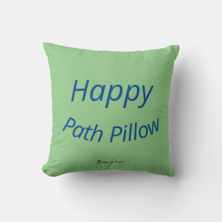 Happy Path Pillow Throw Pillow