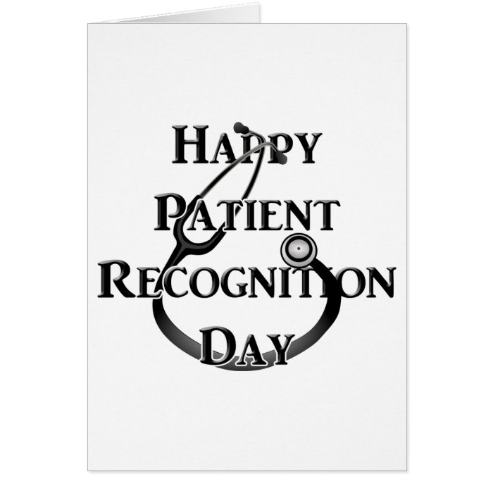 Happy Patient Recognition Day Greeting Cards