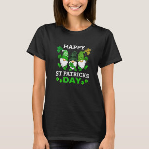 Happy Patrick's Day Green Gnomes  St Patricks Day T-Shirt