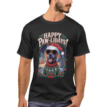 Happy Pawlidays Belgian Malinois Christmas Funny