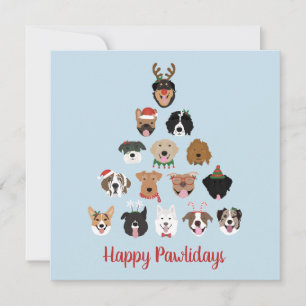 Happy Pawlidays Dog Christmas Tree