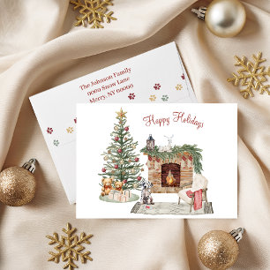 Happy Pawlidays Dog Design- Dalmatian Holiday Card