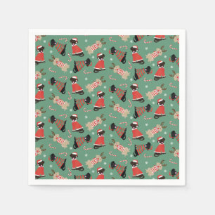 Happy Pawlidays Labrador Retriever Dogs Napkins