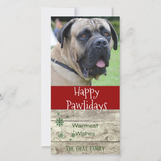 Bullmastiff From Or To The Dog Pet Personalised Christmas