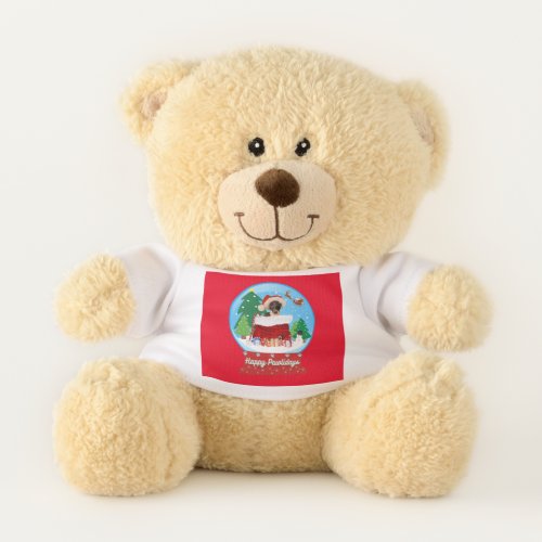 Happy Pawlidays Teddy Bear