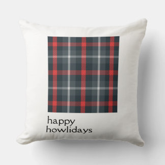 Happy Pawlidays Throw Pillow