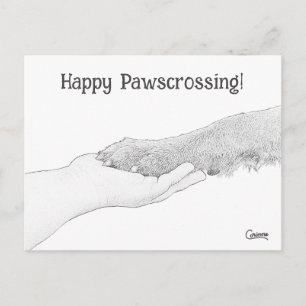 Happy Pawscrossing! - Postcard