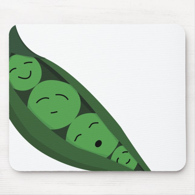 Happy Peas Mouse Pad (Front)