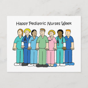Happy Pediatric Nurses Week - October Postcard