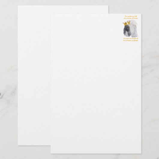 Happy Pekingese King (Front/Back)