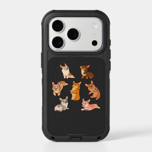 Happy Pembroke Welsh Corgi Dog Lovers Art iPhone 17 Pro Case